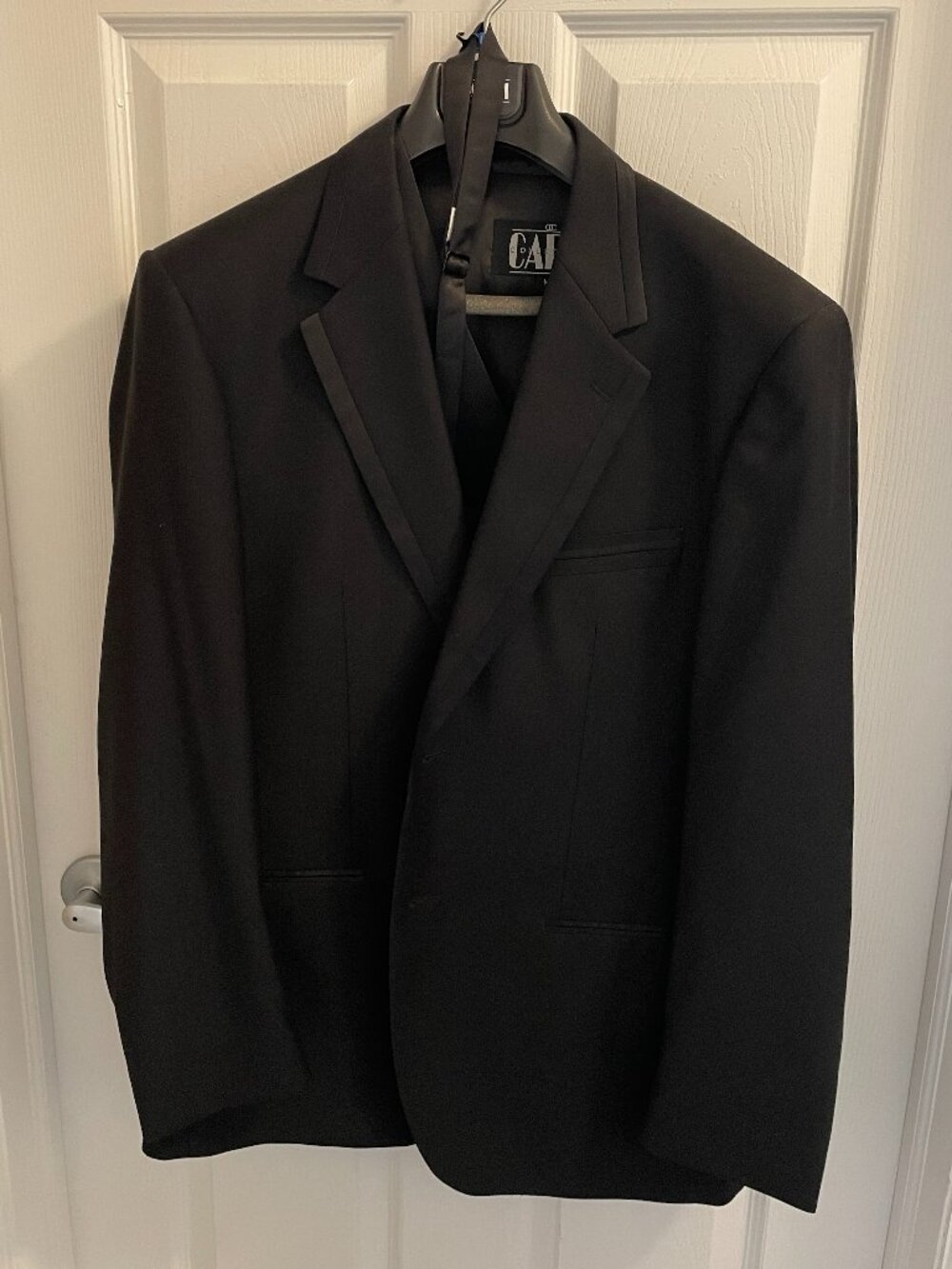 Cardi Super 150s Tuxedo Mens 40R x 34R Black Preowned